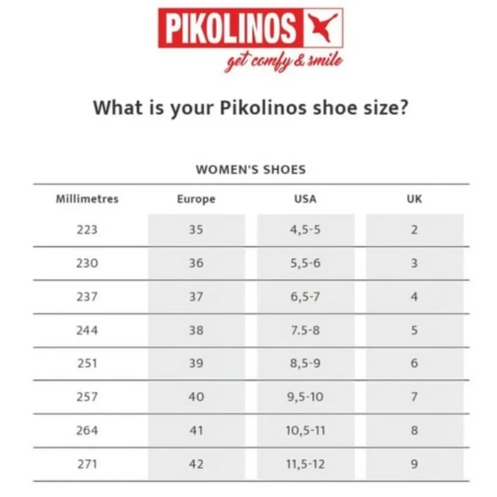Pikolinos Puerto Vallarta Sandals Leather Slingback Closed Toe Red Tan EU 37